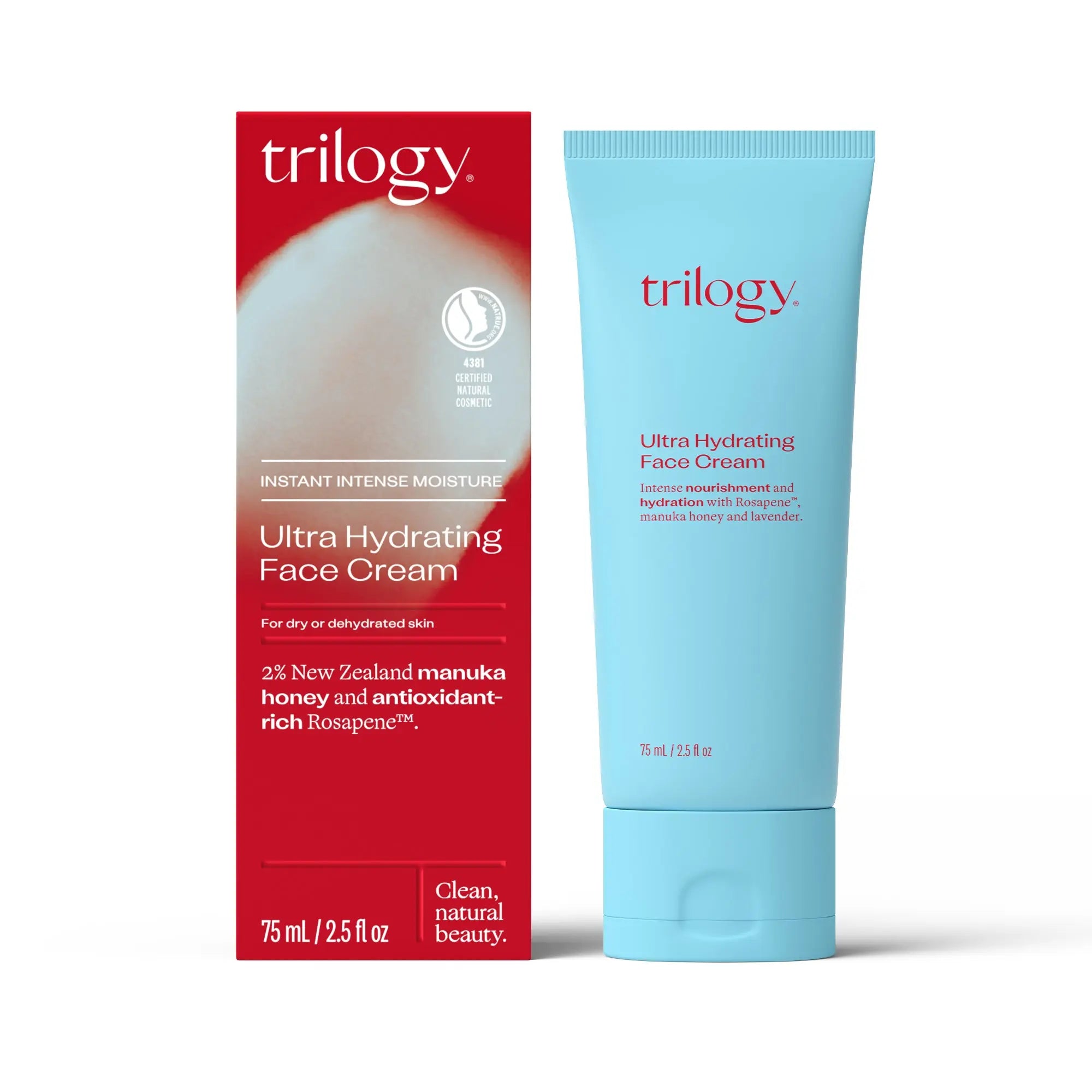 Ultra Hydrating Face Cream, 75mL Trilogy
