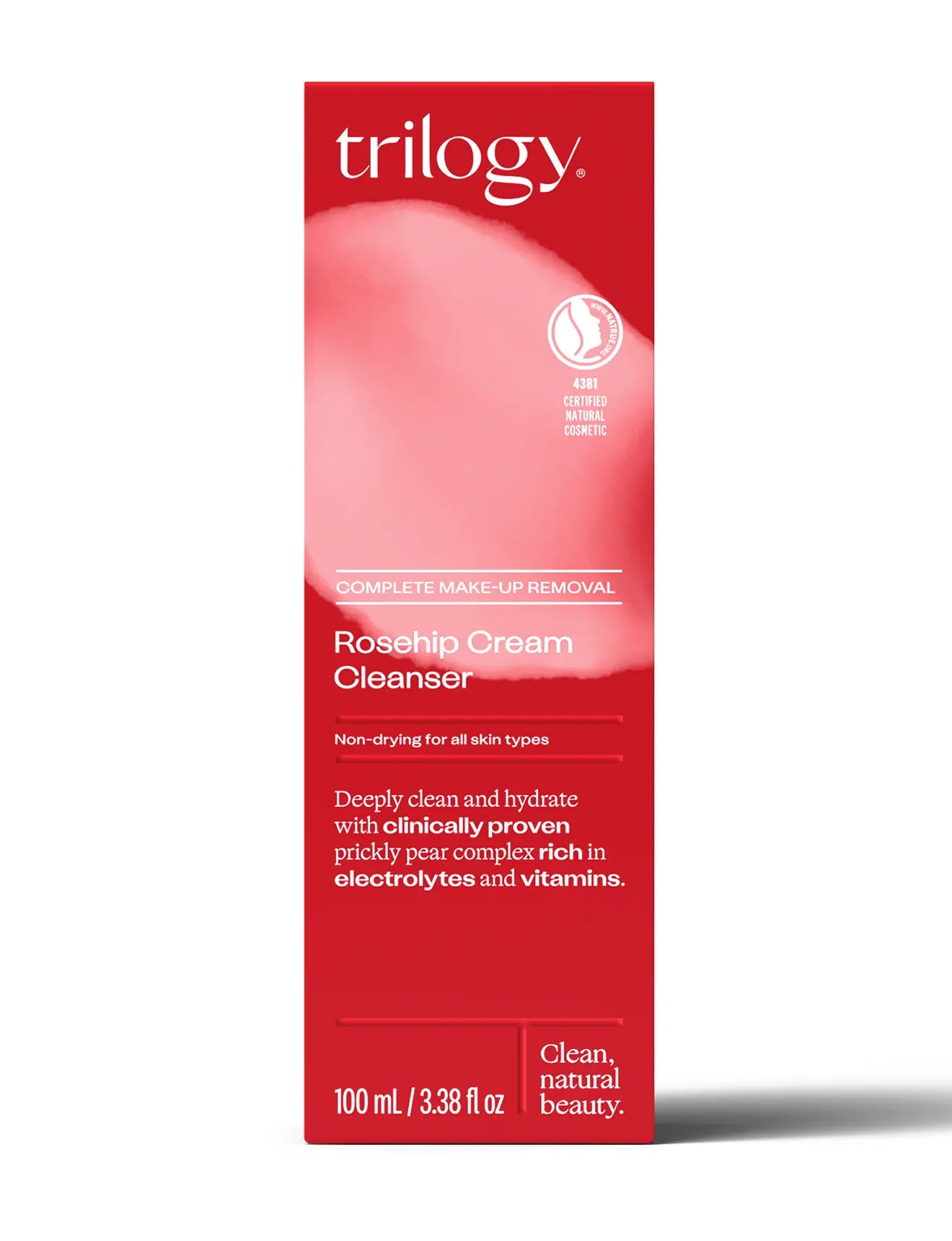 Rosehip Cream Cleanser, 100mL Trilogy