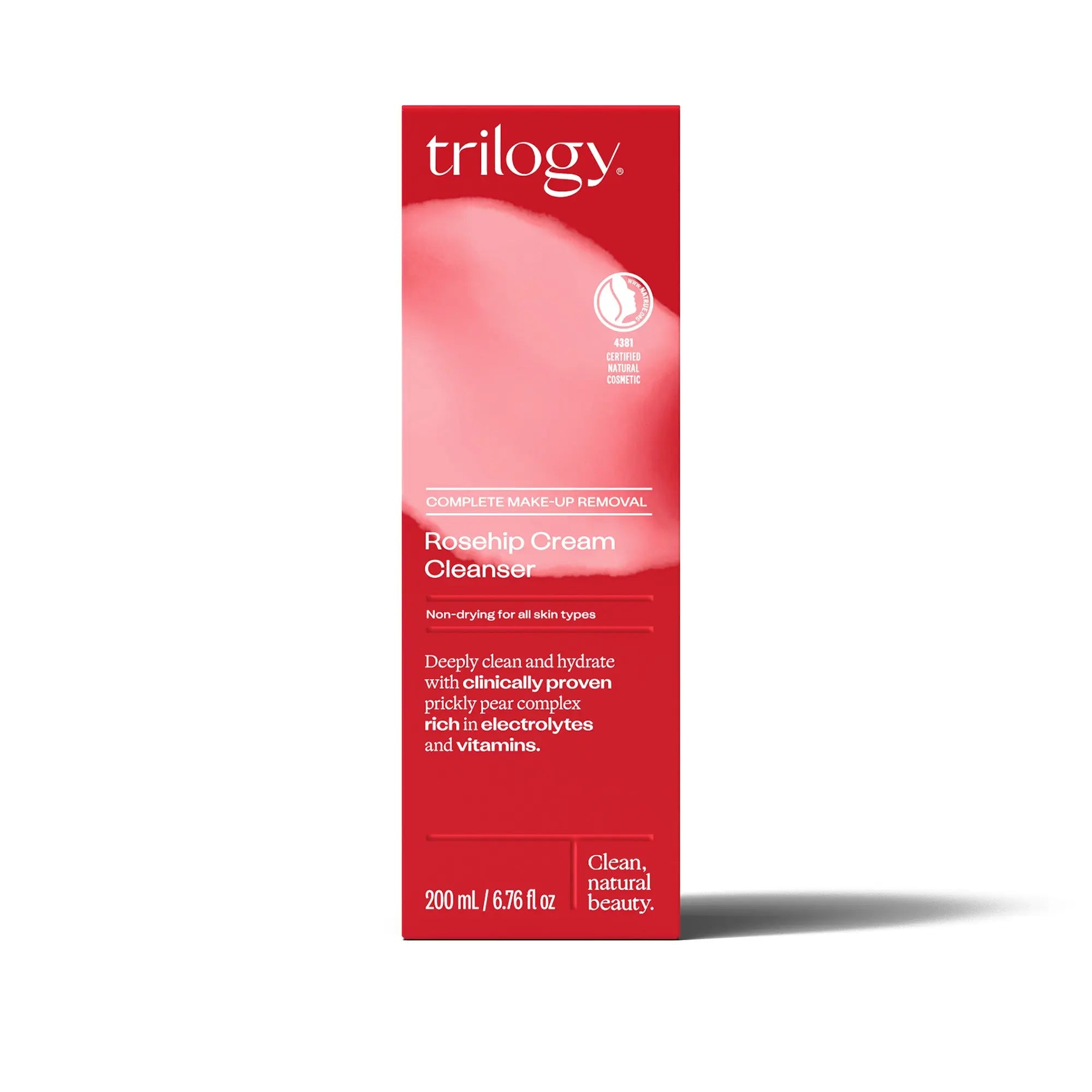 Rosehip Cream Cleanser, 200mL Trilogy