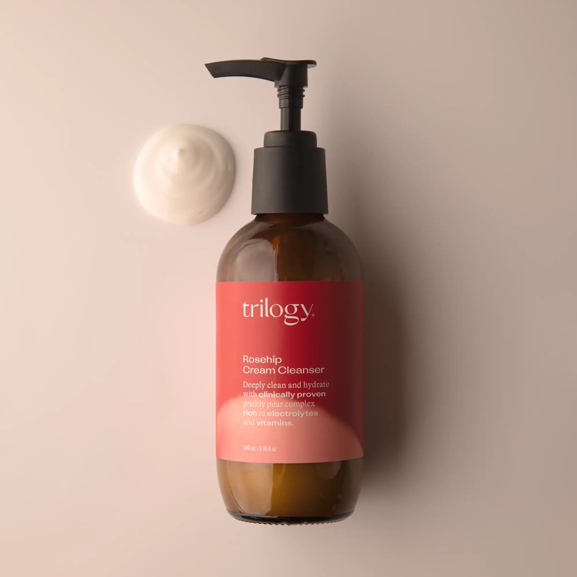 Rosehip Cream Cleanser, 200mL Trilogy