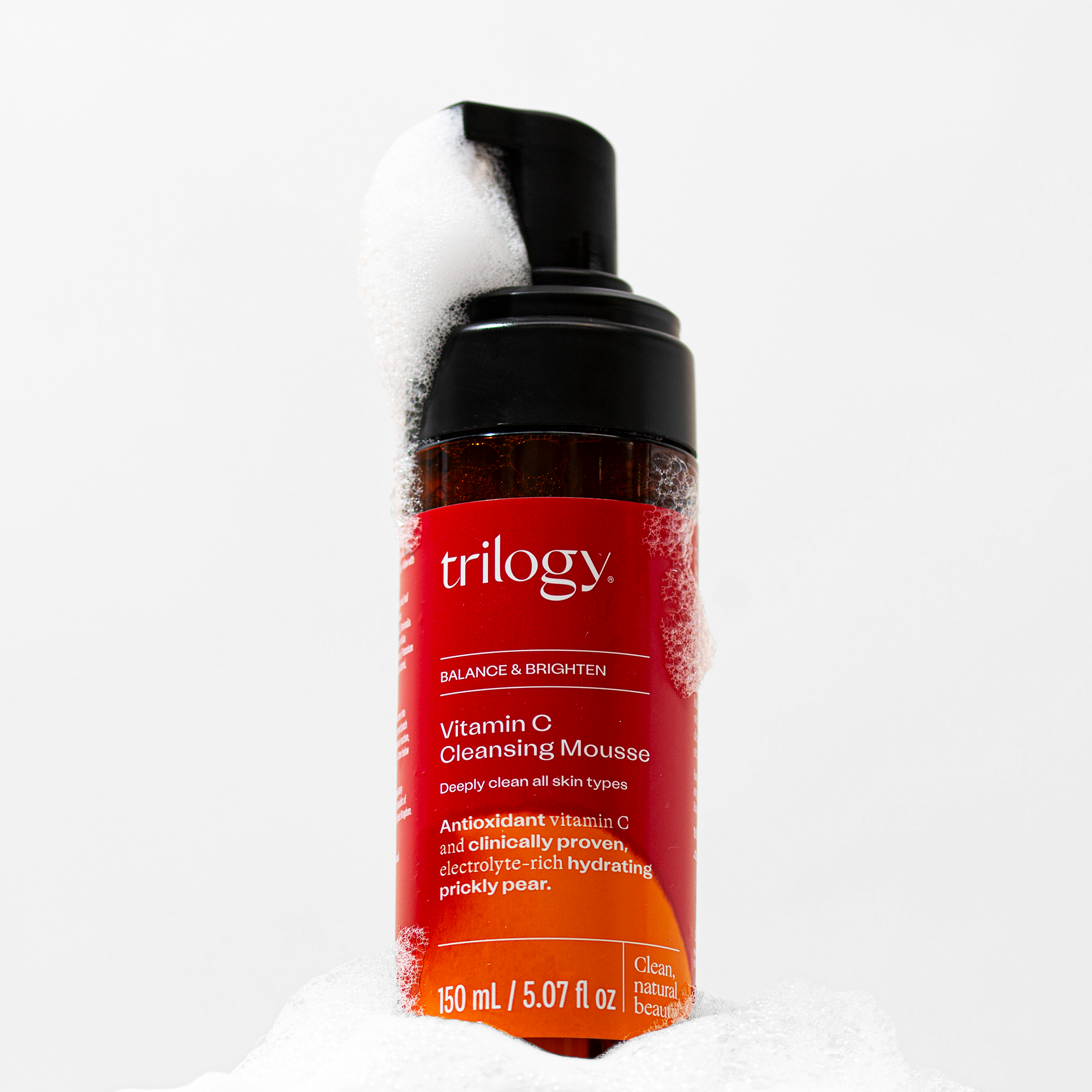 Vitamin C Cleansing Mousse Trilogy Natural Products