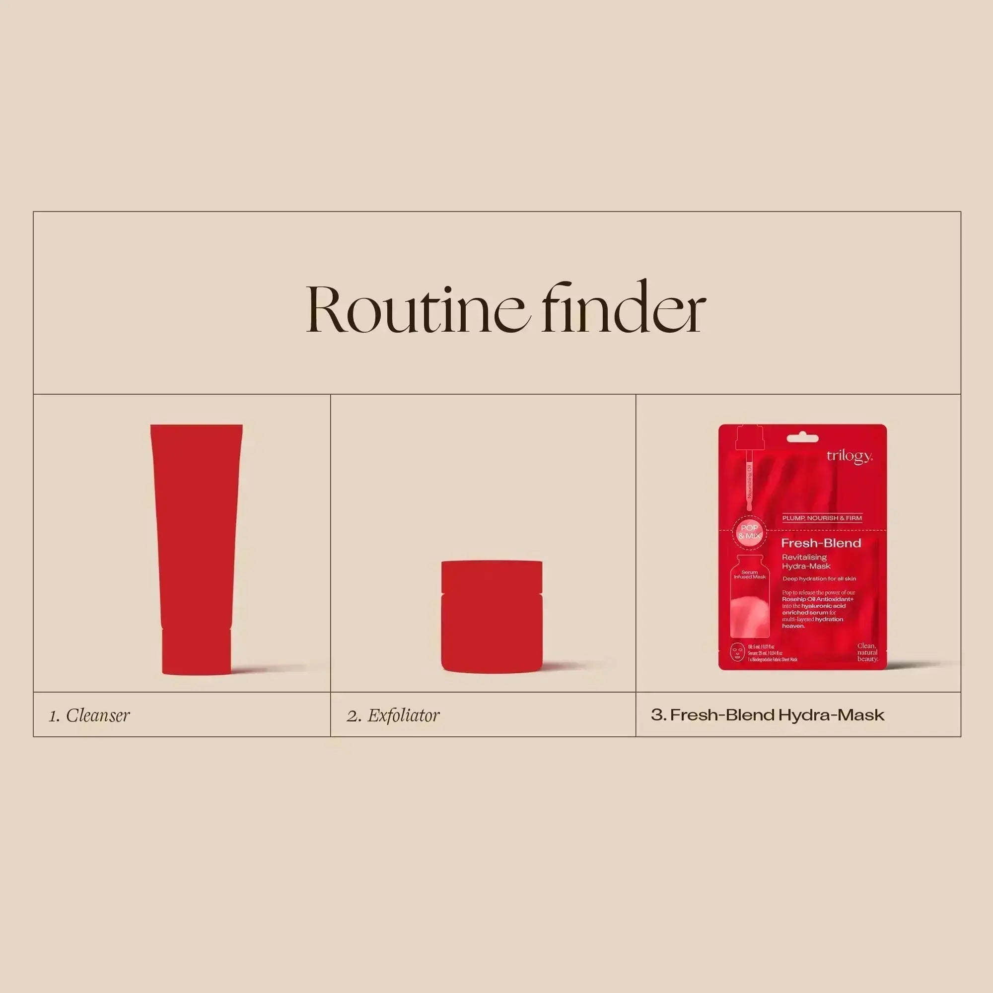 Fresh-Blend Revitalising Hydra-Mask - 5 Pack Trilogy Natural Products