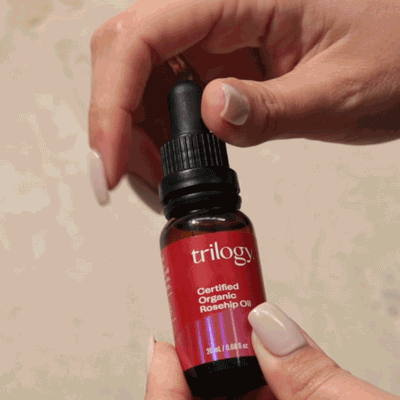 Certified Organic Rosehip Oil, 20 mL Trilogy