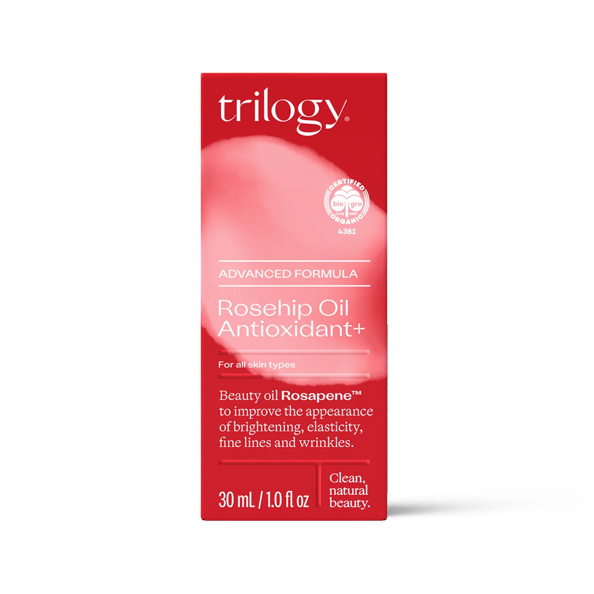Rosehip Oil Antioxidant+, 30mL Trilogy