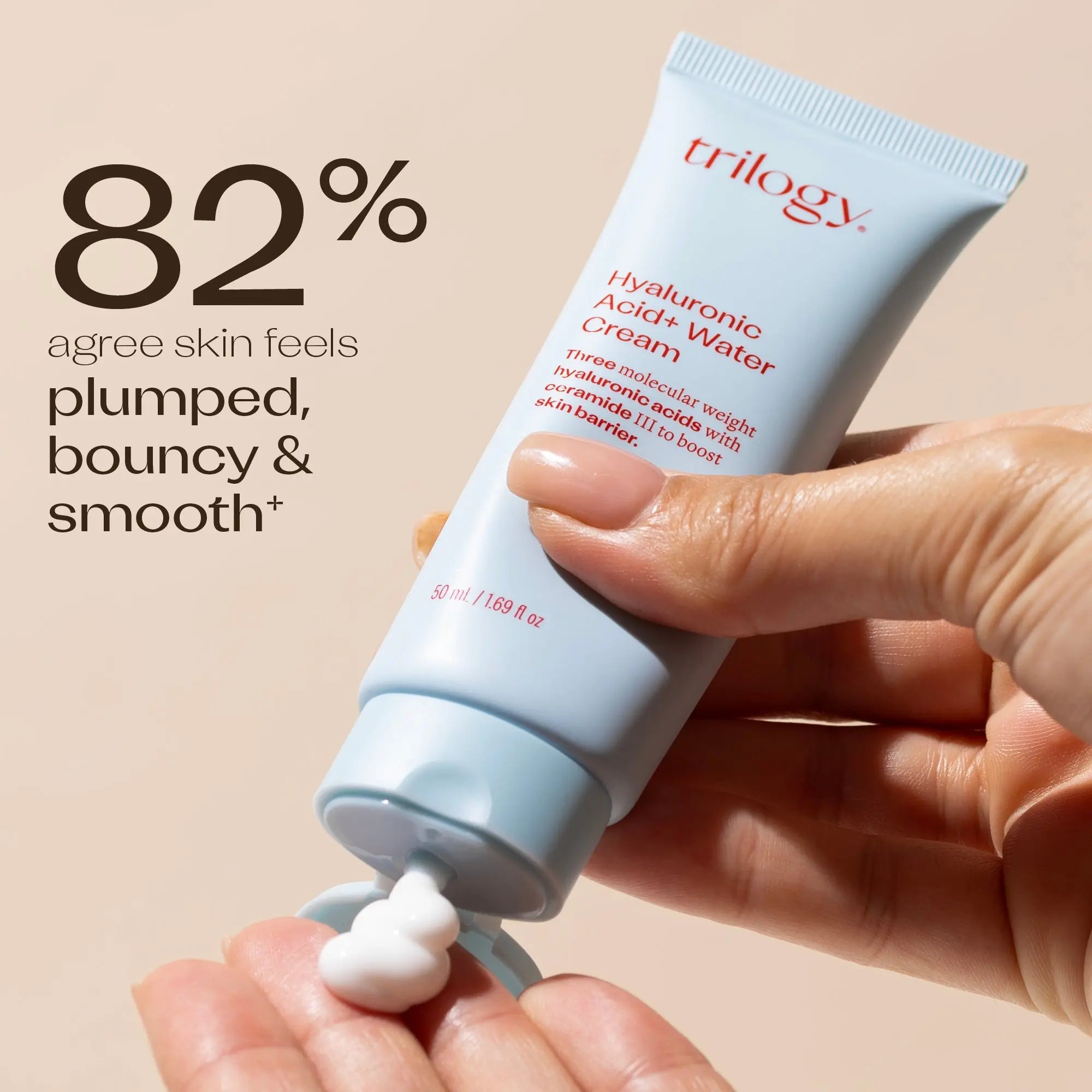 Hyaluronic Acid+ Water Cream, 50mL Trilogy Natural Products