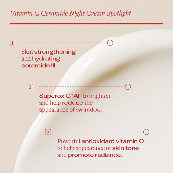 Vitamin C Ceramide Night Cream, 60mL