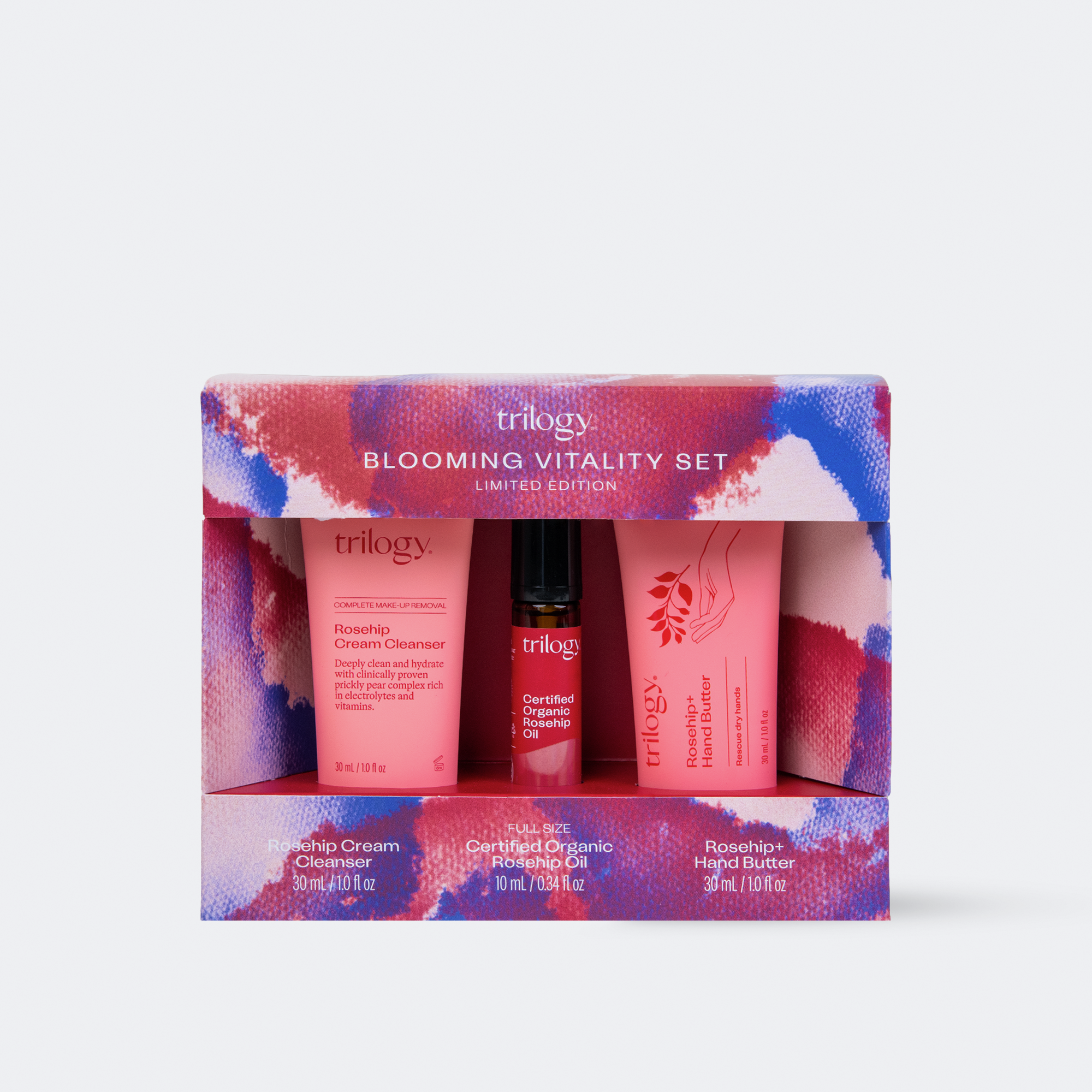 Limited Edition Blooming Vitality Gift Set Trilogy Natural Products
