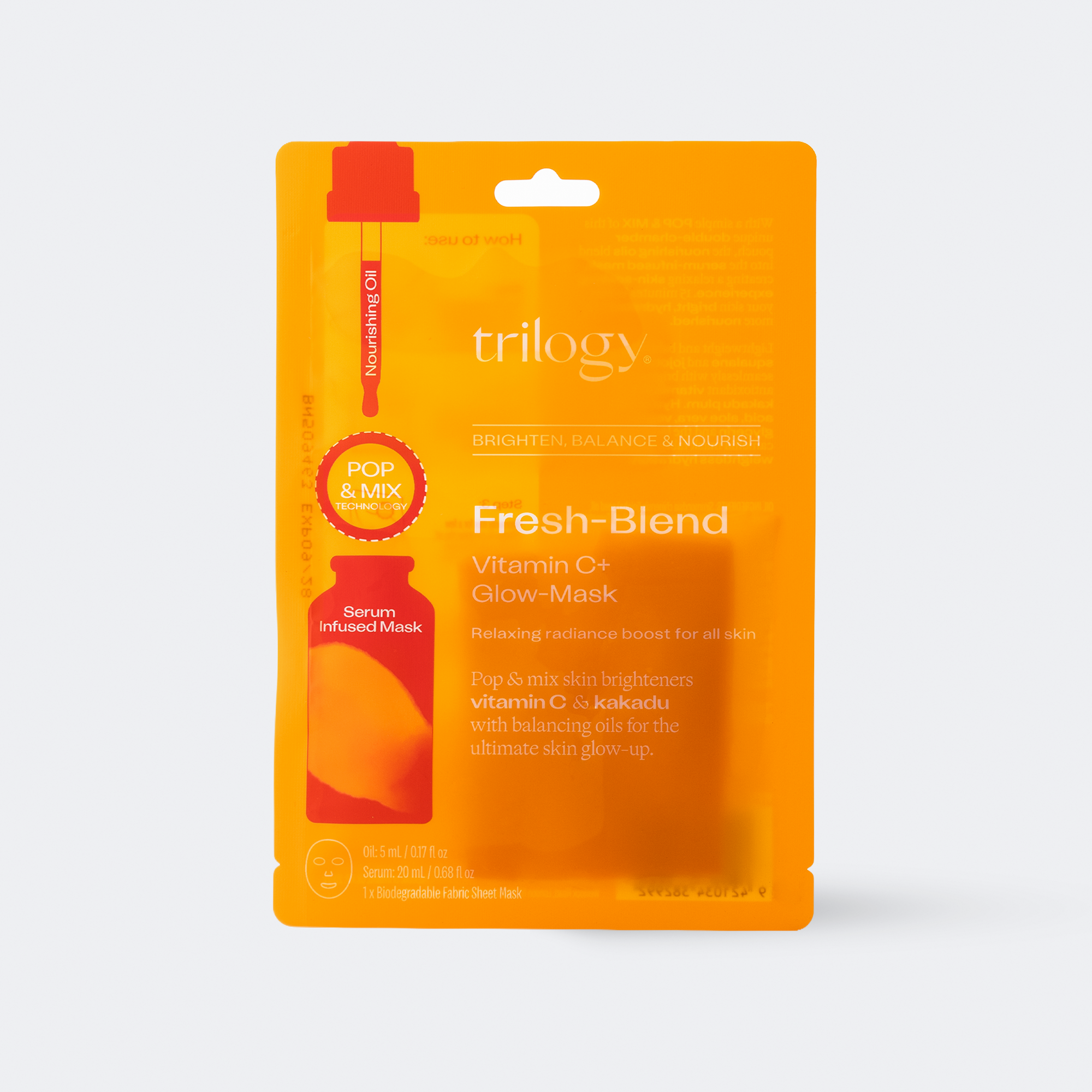 Fresh-Blend Vitamin C+ Glow Mask Trilogy Natural Products