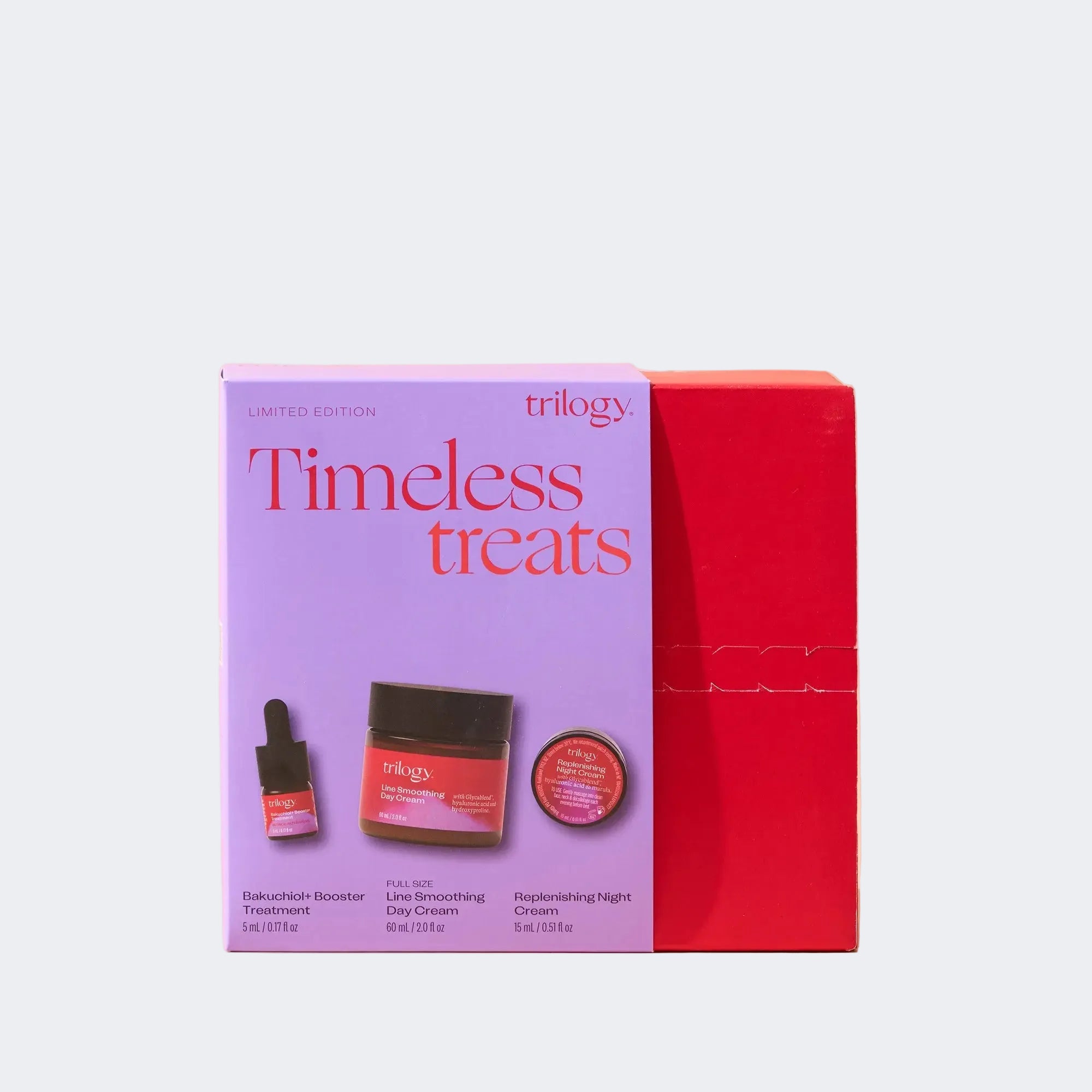 Limited Edition Timeless Treats Gift Set Trilogy Natural Products