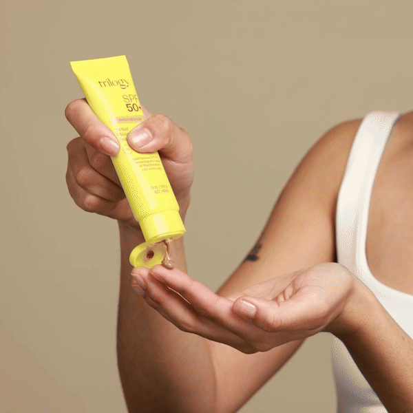 SPF 50+ Sheer Tinted Moisturising Sunscreen, 50mL Trilogy Natural Products