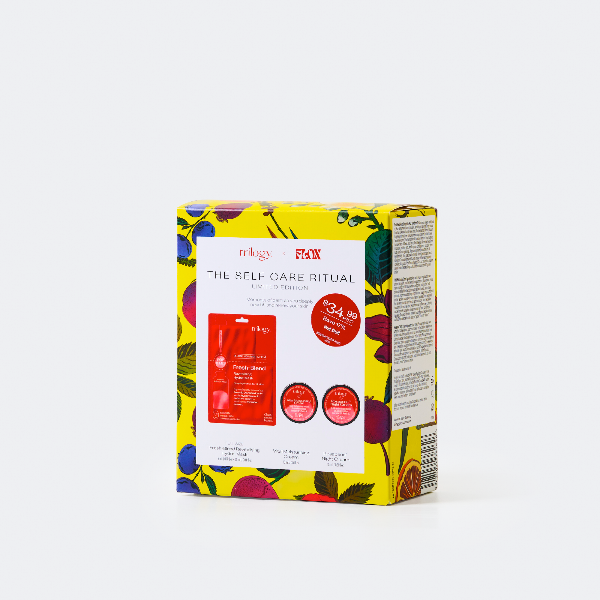 Limited Edition Self Care Ritual Gift Set Trilogy Natural Products