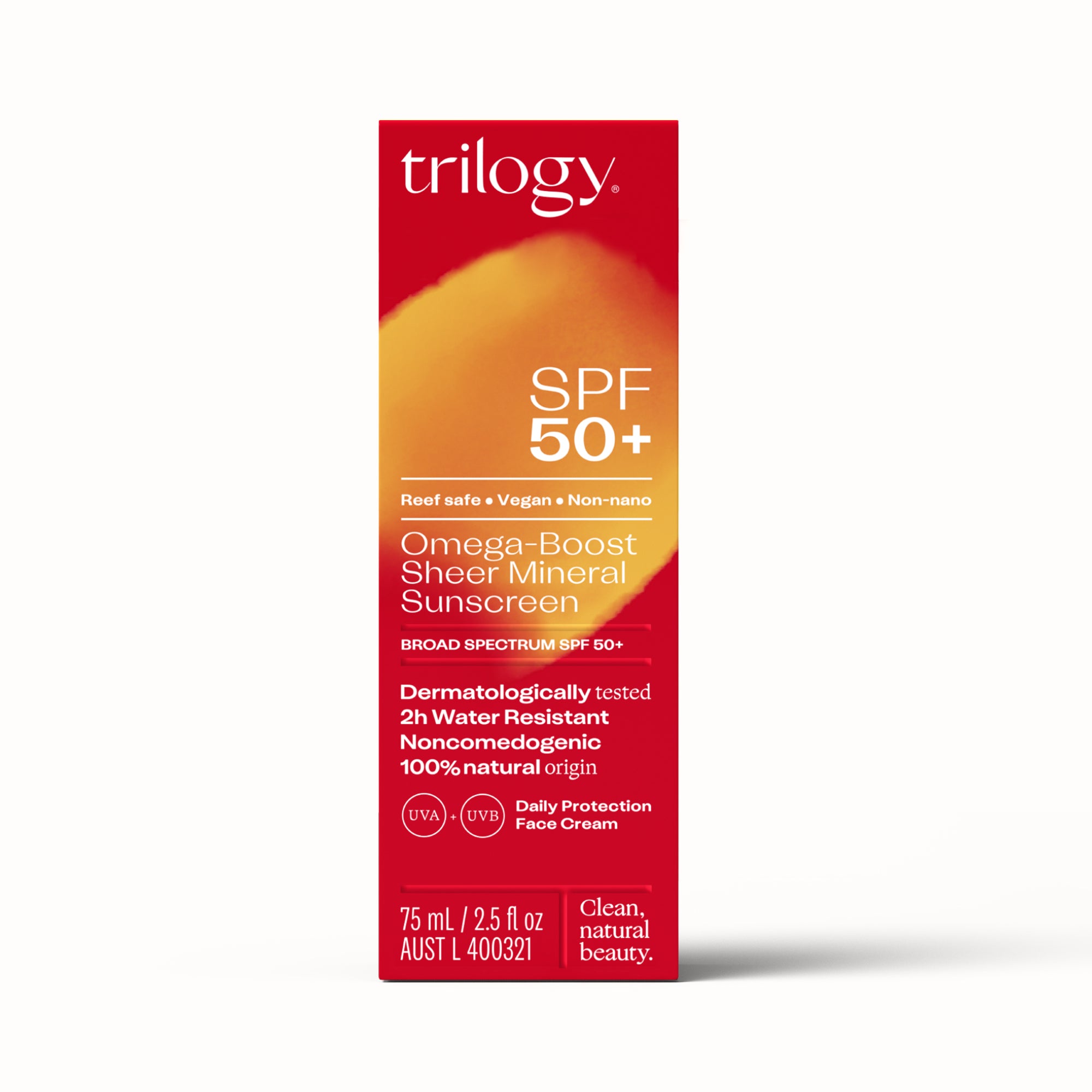 SPF 50+ Omega-Boost Sheer Mineral Sunscreen, 75mL