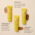 SPF 50+ Sheer Tinted Moisturising Sunscreen, 50mL Trilogy Natural Products