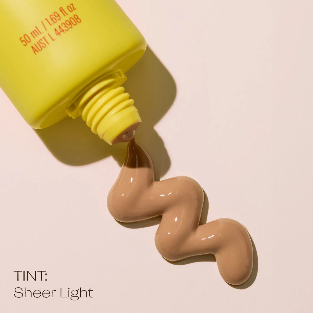 SPF 50+ Sheer Tinted Moisturising Sunscreen, 50mL Trilogy Natural Products