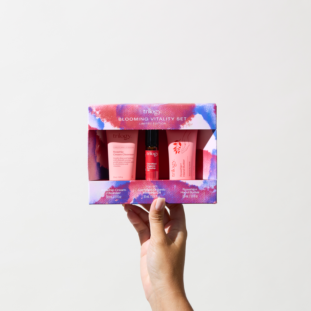Limited Edition Blooming Vitality Gift Set Trilogy Natural Products