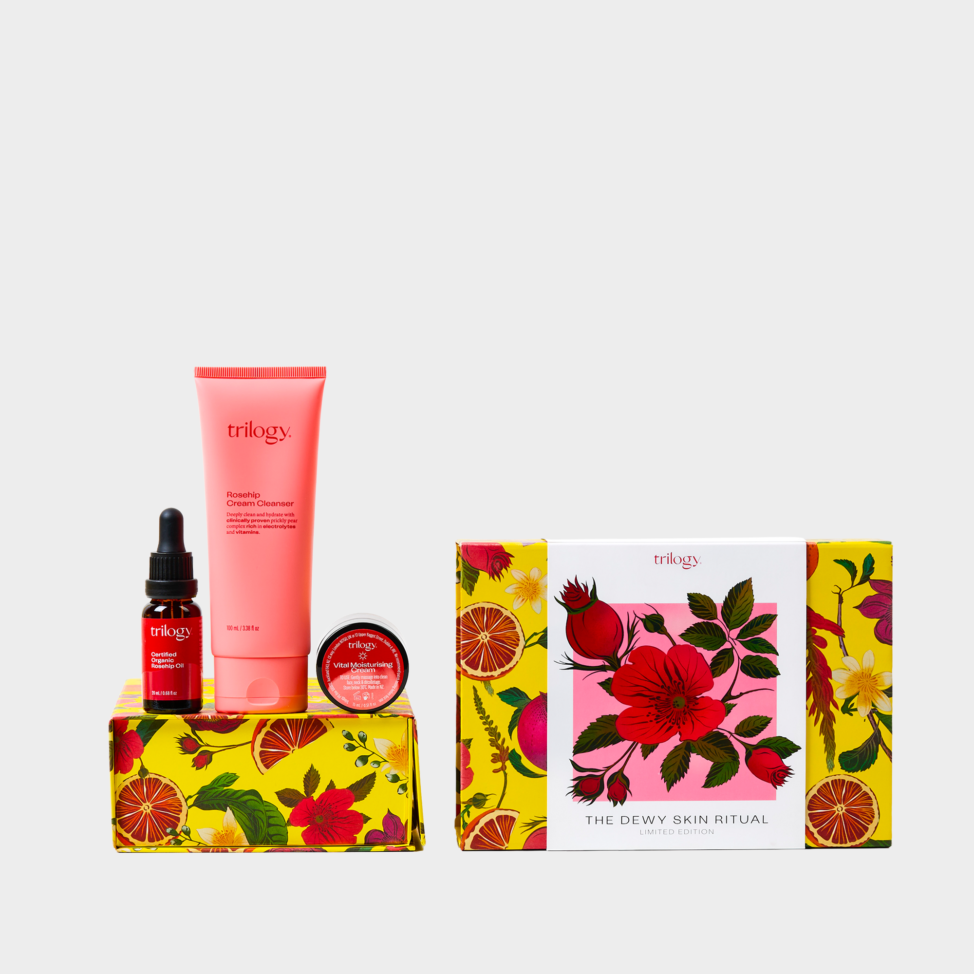 Limited Edition Dewy Skin Ritual Gift Set Trilogy Natural Products