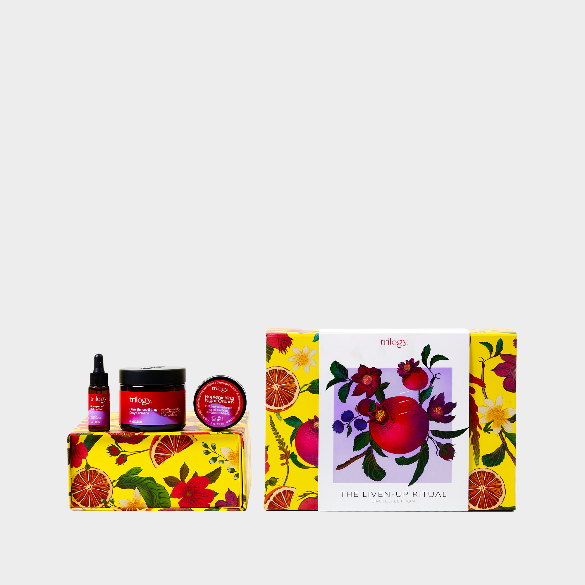 Limited Edition Liven-Up Ritual Gift Set Trilogy Natural Products