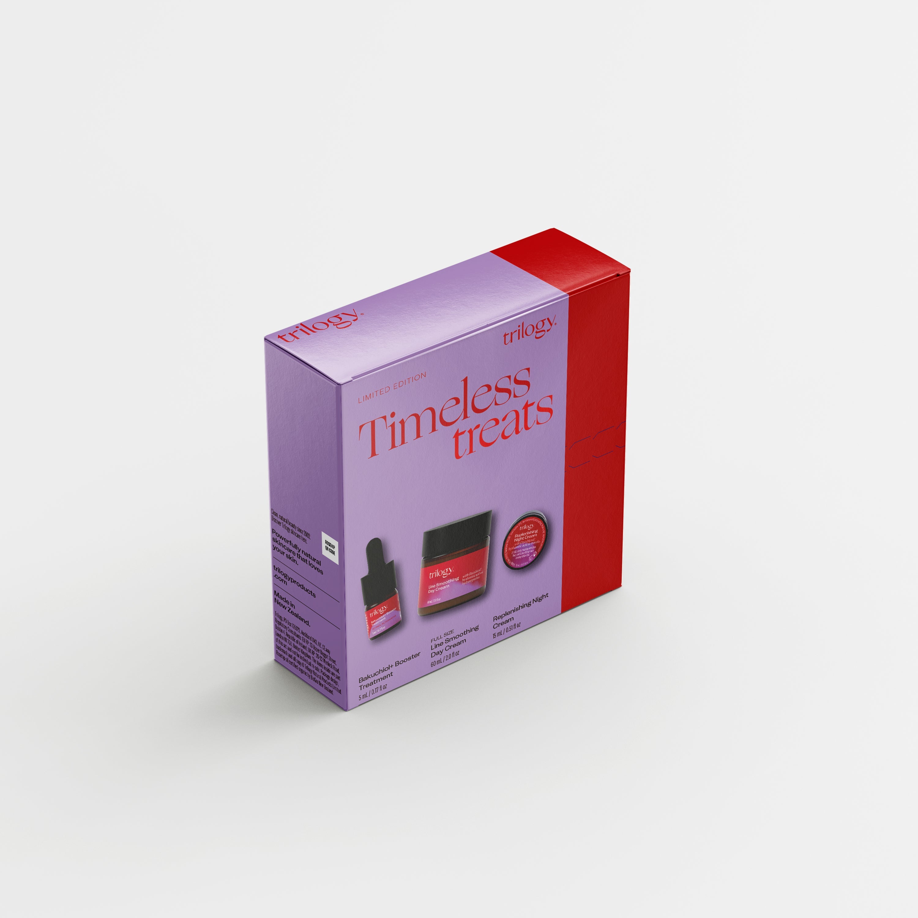 Limited Edition Timeless Treats Gift Set Trilogy Natural Products